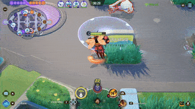 Pokemon UNITE - Mega Punch - Utilize Area of Effect.gif