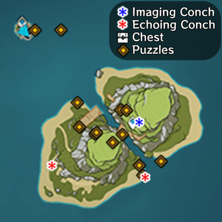 Genshin - Pudding Isle Map - Leisurely-Leisurely