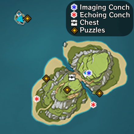Genshin - Pudding Isle Map - Leisurely-Unyielding
