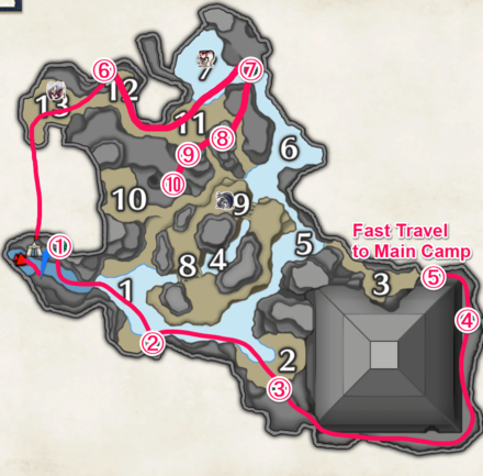 MH Rise Sunbreak - Pitcher Cluster Route