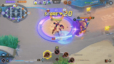 Pokemon UNITE - Buzzwole Stopping Lucario using Smack Down