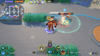 Pokemon UNITE - Buzzwole Using Leech Life on Wigglytuff