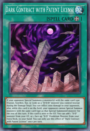 Dark Contract with Patent License