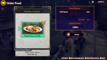 purchase at Michiba Canteen