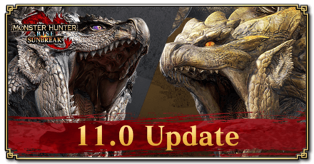 Monster Hunter Rise Sunbreak - Version 11.0 Update Banner