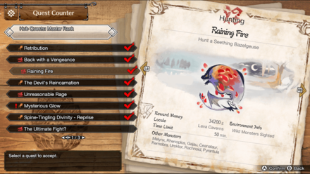 MH Rise Sunbreak - Raining Fire Seething Bazelgeuse Quest