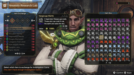 MH Rise Sunbreak - Item Exchange