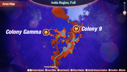 Xenoblade Chronicles 3 - Aetia Region Colonies