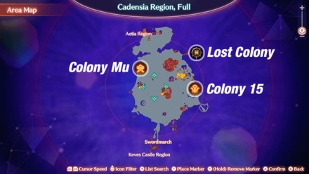 Xenoblade Chronicles 3 - Cadensia Region Colonies