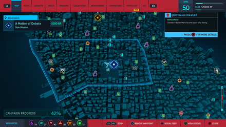 Spider-Man Remastered - A Matter of Debate Map
