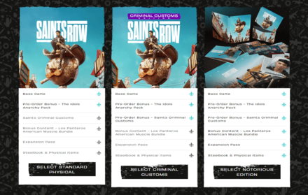 Saints Row Editions Physical