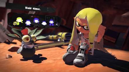 Splatoon 3 Character Hairstyle