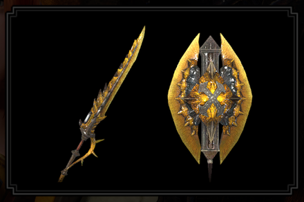 MH Rise Sunbreak - Luna Eostre Charge Blade Layered Weapon Image