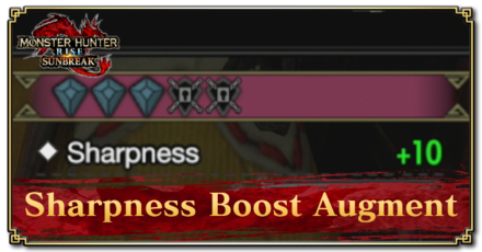 Monster Hunter Rise - Sharpness Boost Augment Banner.png