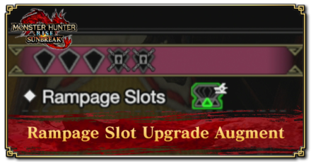 Monster Hunter Rise - Rampage Slot Upgrade Augment Banner.png