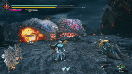 MH Rise Sunbreak - Linear Bomb Scatter