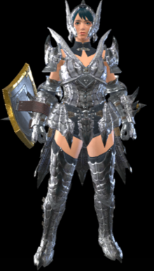 Silver Sol Layered Armor F