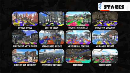 Splatoon 3 Direct - 12 Stages Confirmed