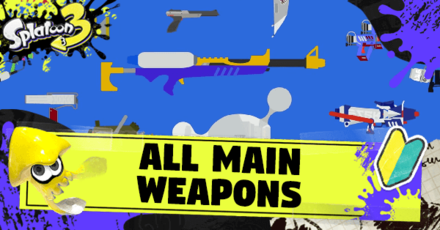 Splatoon 3 Main Weapons