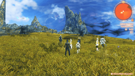 Xenoblade Chronicles 3 - Fuschian Fields World View