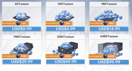 Tower of Fantasy - Purchase Tanium