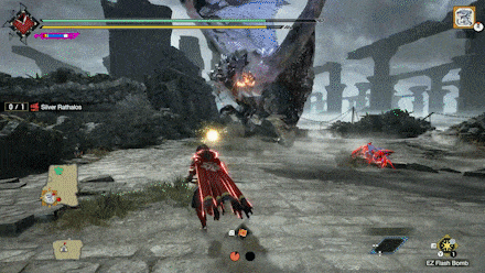 MH Rise Sunbreak - Silver Rathalos Bring Flash Bombs