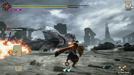 MH Rise Sunbreak - Silver Rathalos Flaming Bite