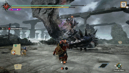 MH Rise Sunbreak - Silver Rathalos Sweeping Fire Breath