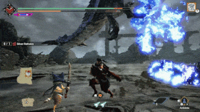 MH Rise Sunbreak - Silver Rathalos Double Flame Pillars