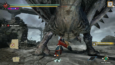 MH Rise Sunbreak - Silver Rathalos Jumping Claw Slam