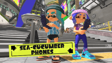 Splatoon 3 Direct Sea Cucumber Phones