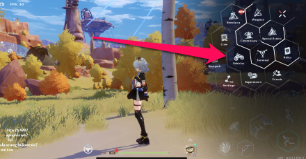 Tower of Fantasy - Vehicle Menu