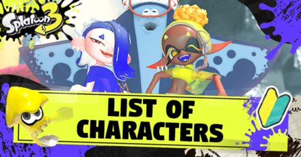 Splatoon 3 List of Characters