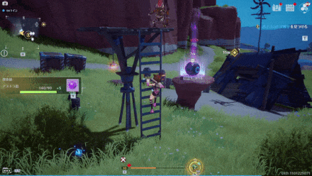 Tower of Fantasy Falling From Ladder.gif