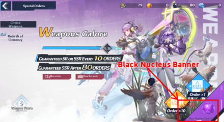 Tower of Fantasy - Black Nucleus Cache Banner