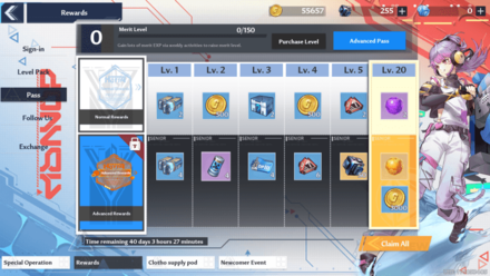 Tower of Fantasy - Battle Pass