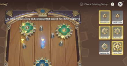 Genshin - Mechanical Painting Part Restoration Hint