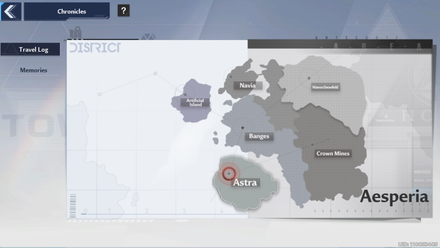 Tower of Fantasy - Chronicles World Map