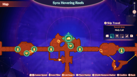 Xenoblade Chronicles 3 - Holy Lid Map View