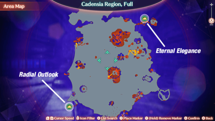 Cadensia Region Secret Areas