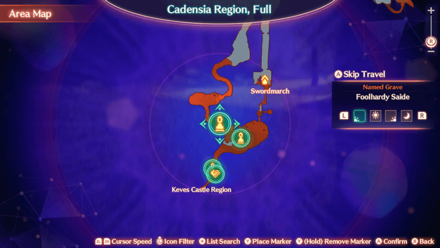 Xenoblade 3 - Foolhardy Saide Map Location