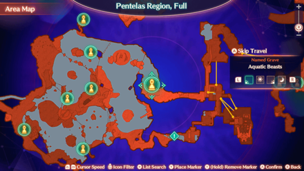 Xenoblade 3 - Aquatic Beasts Map Location