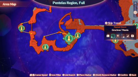 Xenoblade 3 - Gracious Titania Map Location