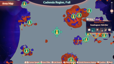 Xenoblade 3 - Seadragoon Melchior Map Location