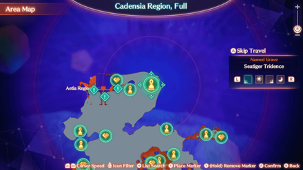 Xenoblade 3 - Seatiger Tridence Map Location