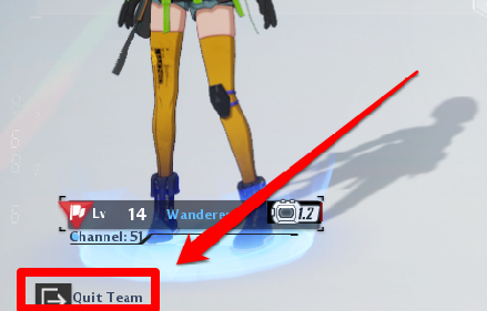 Tower of Fantasy - Exit multiplayer through lobby