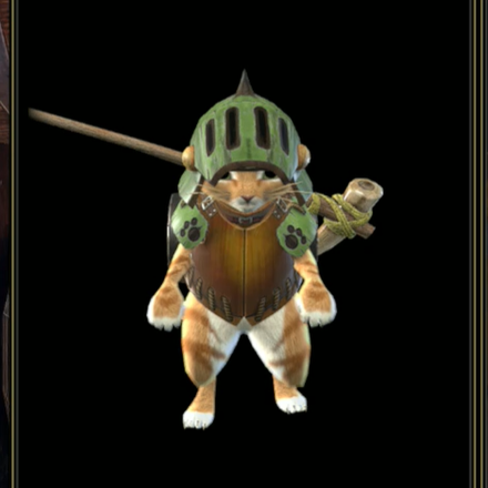 Felyne Acorn Layered Armor Set (Palico)