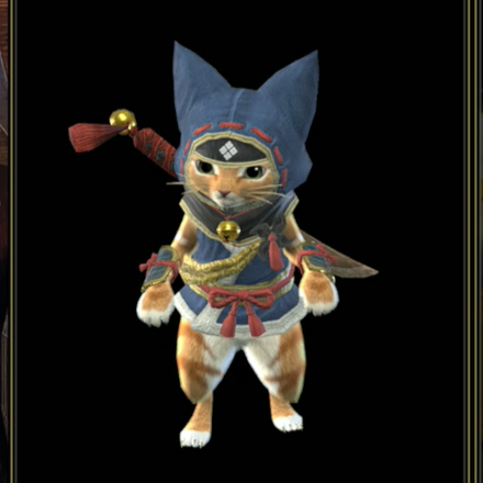 Felyne Kamura Buddy Layered Armor