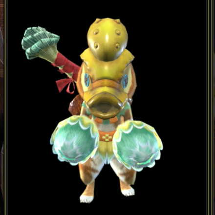 Felyne Gargwa Layered Armor Set (Palico)