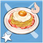 Tomato and Fried Egg Pasta